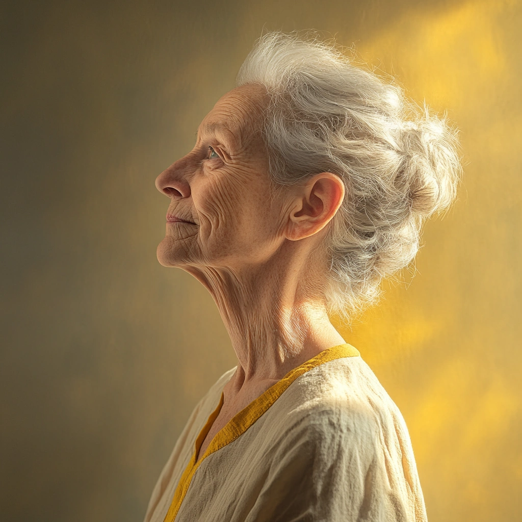 Пенсіонер з хорошою поставою